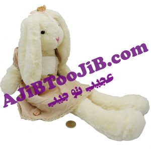 خرگوش جلی کت دامن گلدار بزرگ
