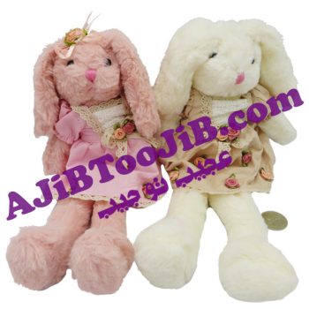 خرگوش جلی کت دامن گلدار کوچک