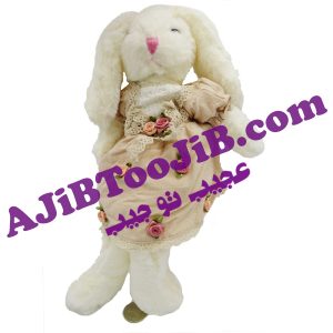خرگوش جلی کت دامن گلدار کوچک