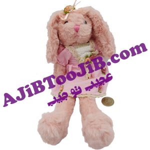 خرگوش جلی کت دامن گلدار کوچک