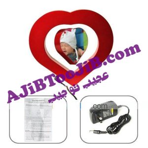 قاب عکس معلق در هوا (مدل قلب)