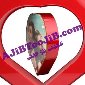 قاب عکس معلق در هوا (مدل قلب)