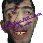 ماسک مرد بخیه ای