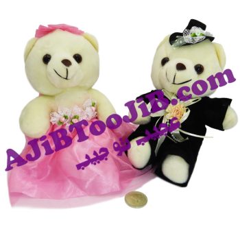 خرس های جنتلمن عروس و داماد