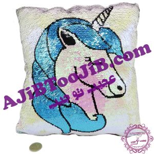 بالشت پولکی اسب شاخدار رویایی