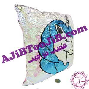 بالشت پولکی اسب شاخدار رویایی