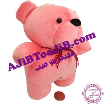 عروسک خرس کپل صورتی