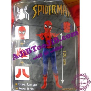 لباس مرد عنکبوتی ابرقهرمان با ست کامل و عضله ای