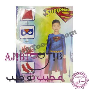 لباس سوپرمن ابرقهرمان با ست کامل و عضله ای
