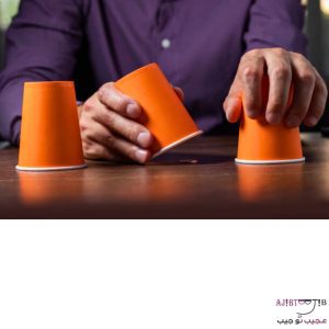 شعبده لیوان و توپ