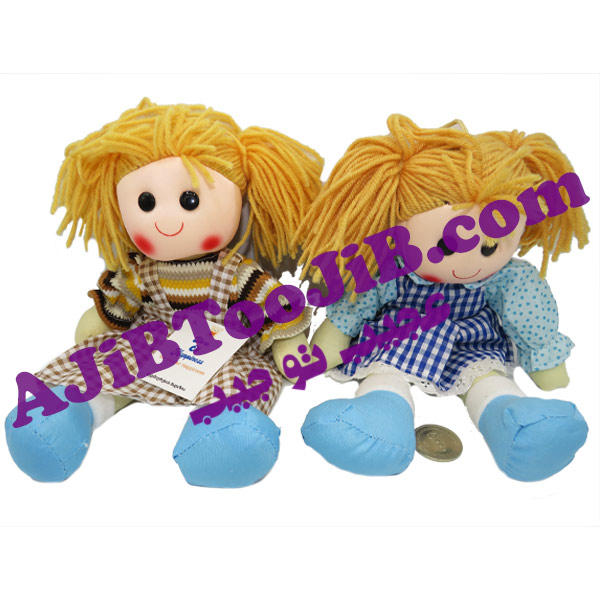 عروسک دخترهای خندان موبافته عروسک دخترهای خندان موبافته