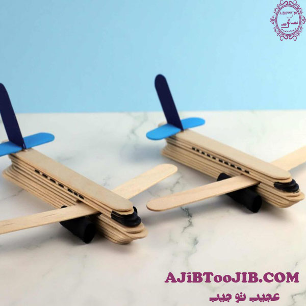ساخت هواپیما با چوب بستنی