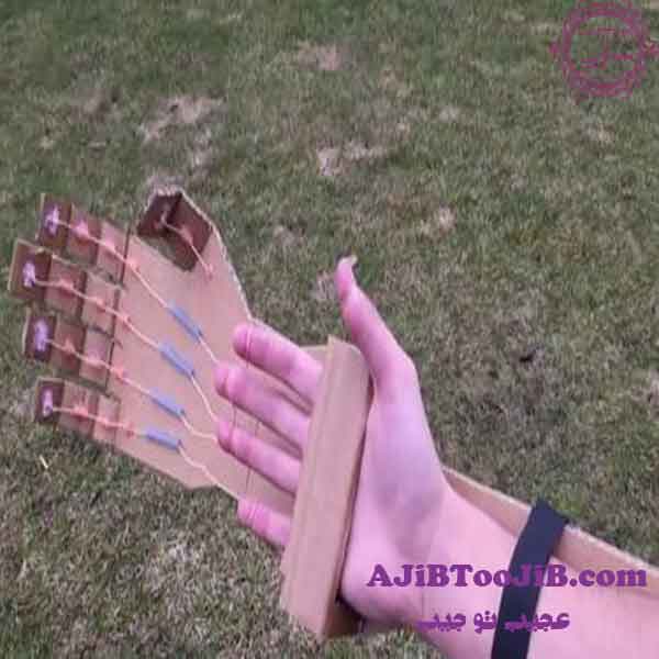 آموزش ساختن دست مکانیکی با مقوا