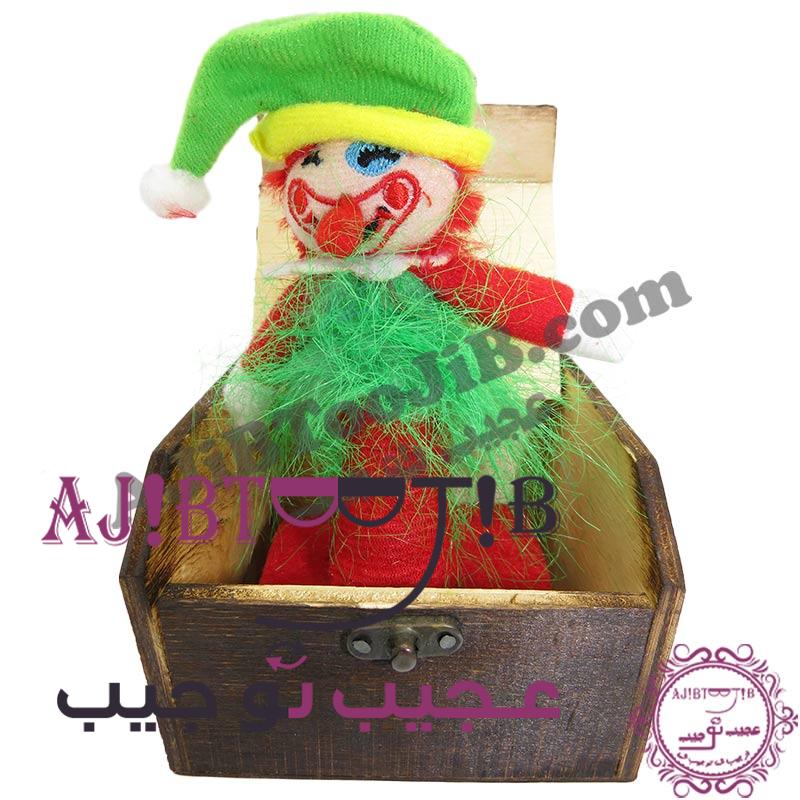 صندوقچه هالووین دلقک صندوقچه هالووین دلقک